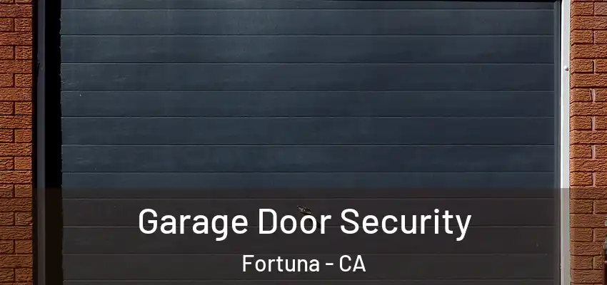  Garage Door Security Fortuna - CA