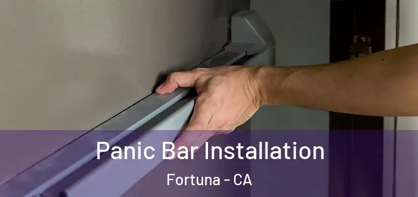  Panic Bar Installation Fortuna - CA